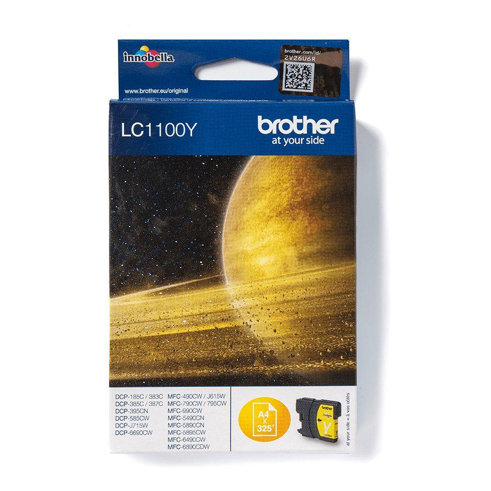 Tinteiro BROTHER LC1100Y (325 páginas - Amarelo)