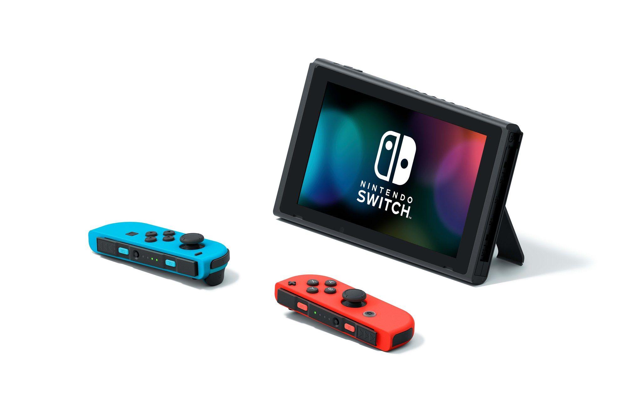 Consola NINTENDO Switch V2 (NVIDIA - 32 GB - 6,2" - Azul e Vermelho Neon) — miniatura 8