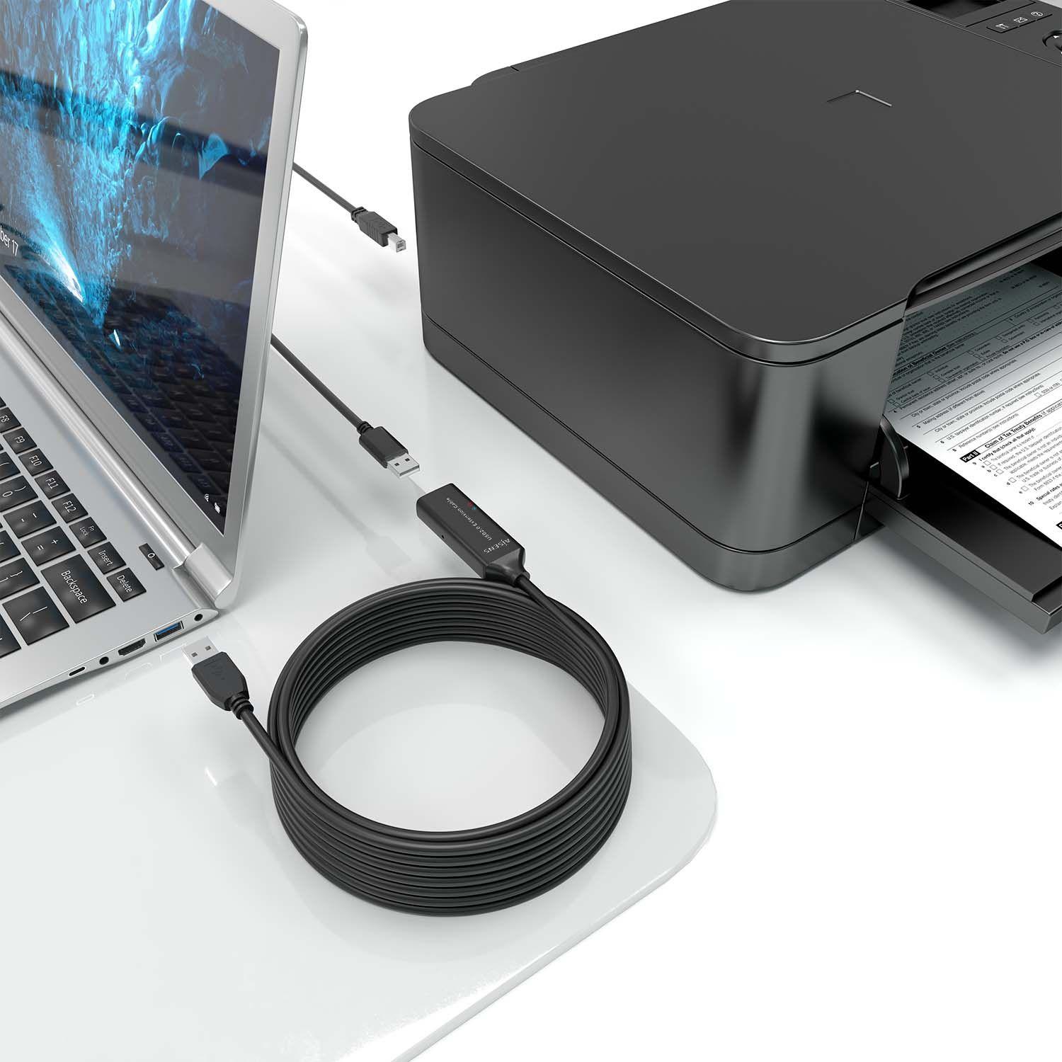 Cabo de Extensão USB com Amplificador AISENS A101-0915 (10 m - USB A - Preto), miniatura 4