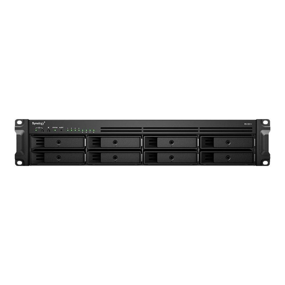 NAS SYNOLOGY RackStation RS1221RP+ (Serial ATA II, Serial ATA III - 4 GB - 8 baias - Preto)