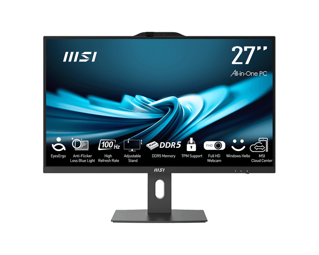 Barebone All-in-One MSI PRO AP272P 14M-023BEU (Não incluído - Não incluída - 27" - Preto)