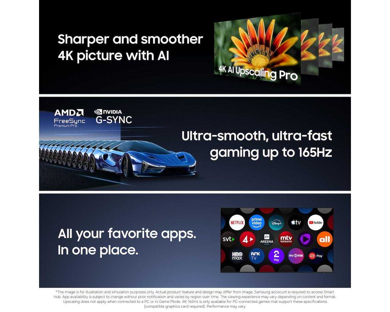 Televisão SAMSUNG TV TQ65S90HAEXXC (OLED - 4K Ultra HD - 3840 x 2160 pixels - Preto), miniatura 3