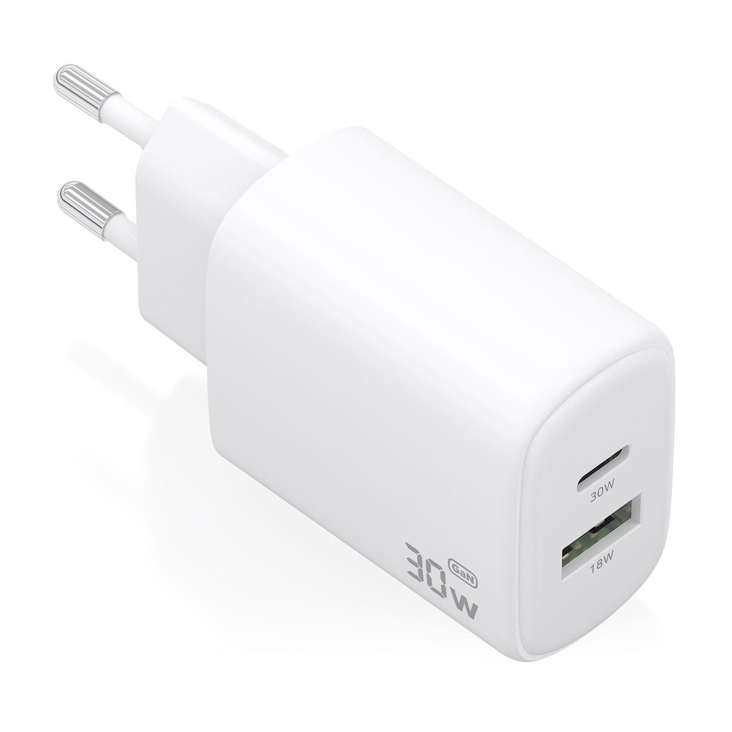 Carregador de Parede AISENS A110-0977 (30 W - Tipo C - Branco)