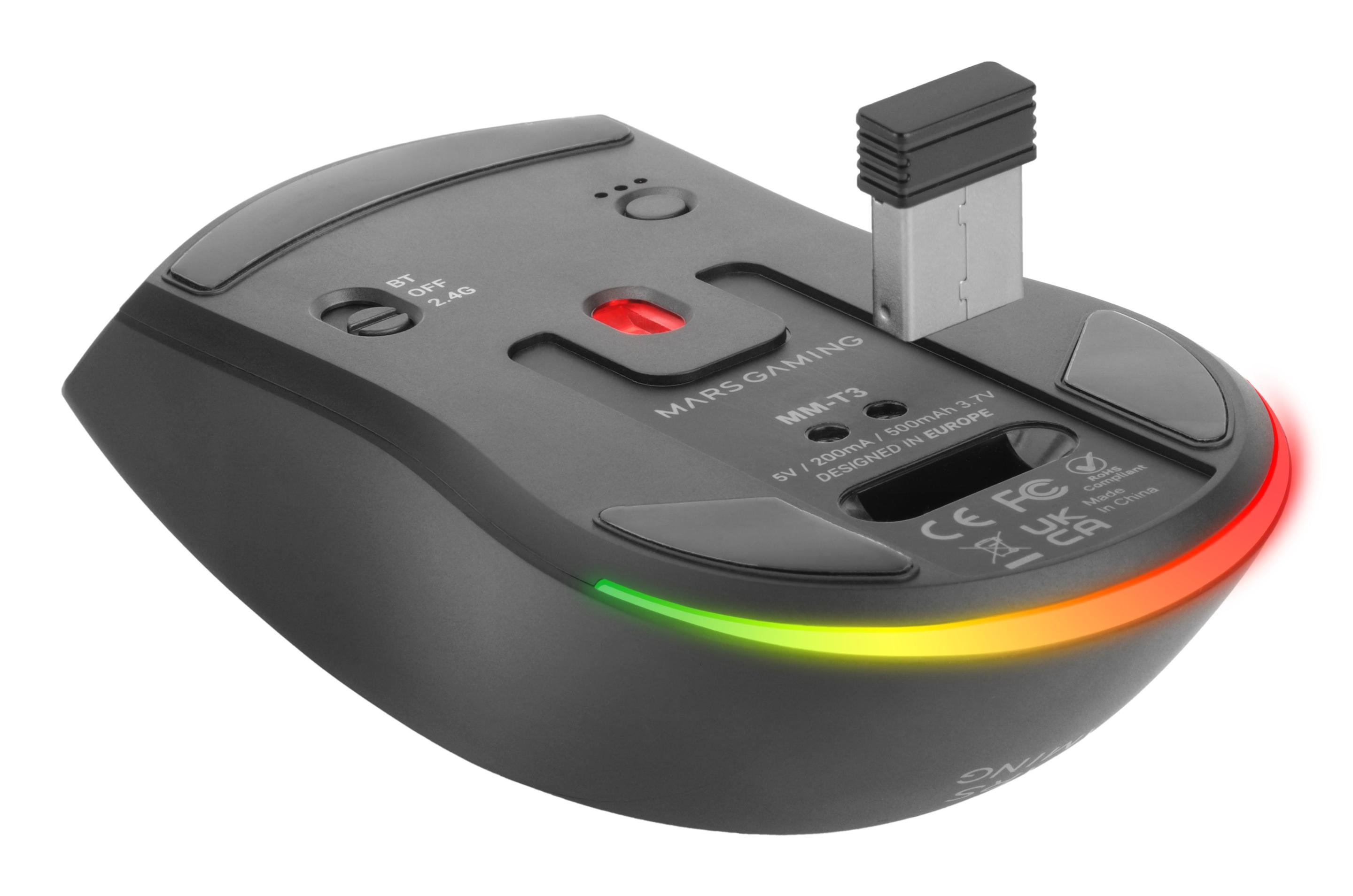 Rato Gaming MARS GAMING MM-T3 (Mão direita - 14400 DPI - Ótico - Preto), miniatura 7