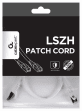 Cabo de Rede GEMBIRD PP6A-LSZHCU-W-0.5M (0,5 m - Cat.6A - RJ-45 - Branco)