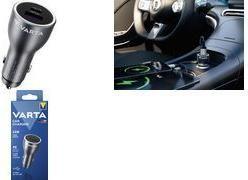 Carregador de Isqueiro VARTA 57933101111 (45 W - Quick Charge - Preto)