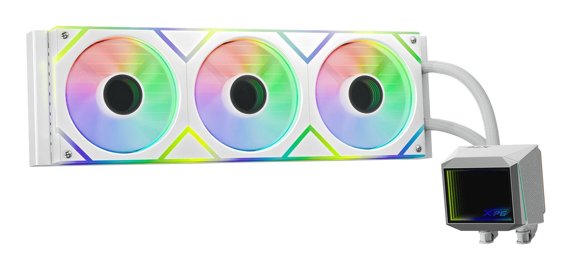 Refrigeração Líquida CPU XPG LEVANTE II 360 ARGB (120 mm - 2000 RPM - Multi - Branco)