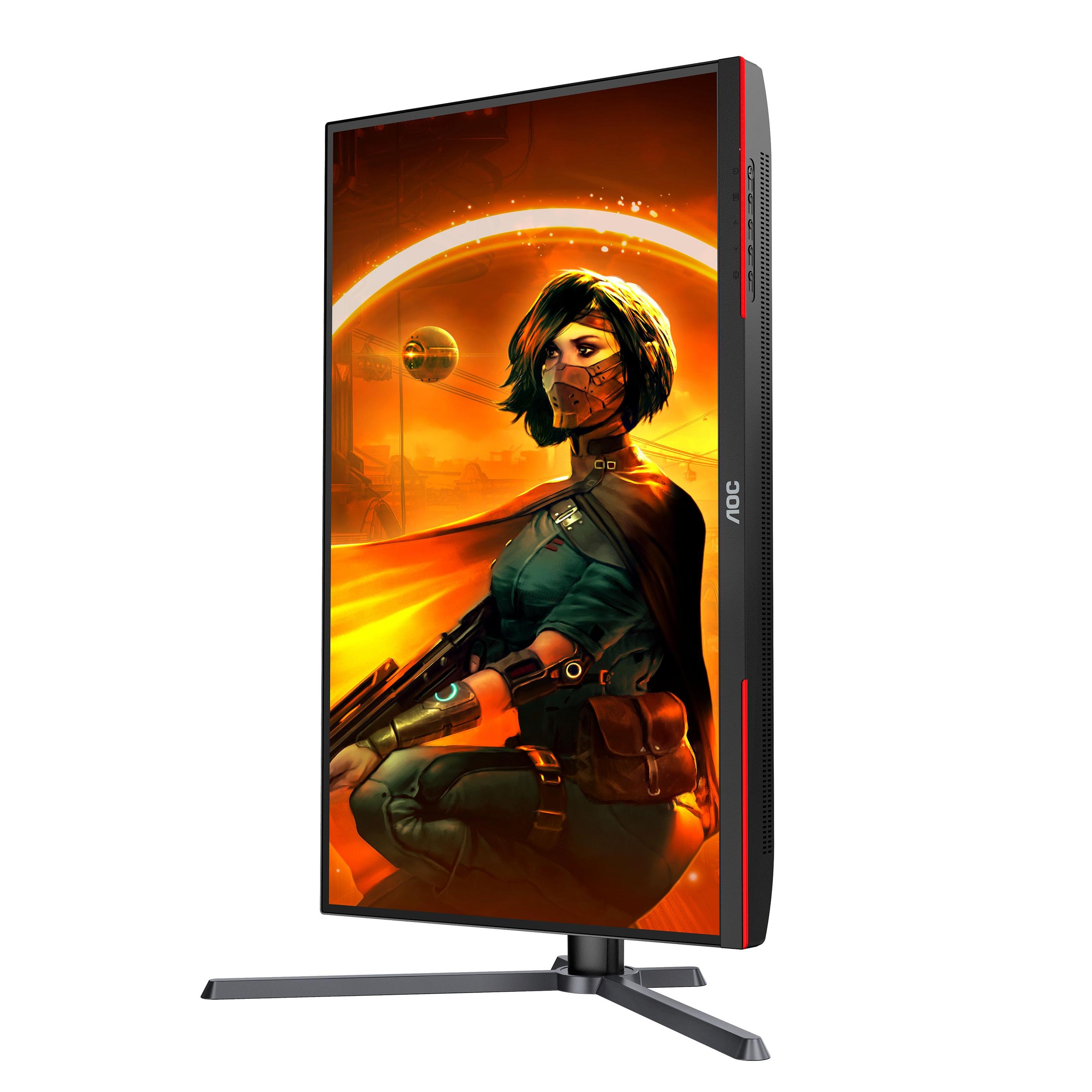 Monitor AOC Q27G3XMN/BK (27" - Fast VA - 180 Hz - Preto/Vermelho) — miniatura 9