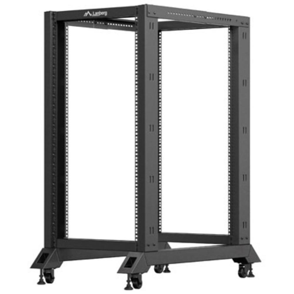 Armário Rack Aberto LANBERG OR01-6022-B (19" - 22U - 600x1000 mm - Preto)