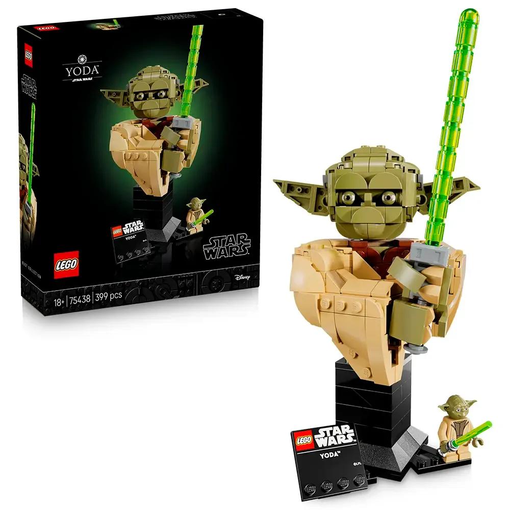 LEGO 75438 Star Wars Busto do Yoda™ (18+ anos - 399 peças) — miniatura 3