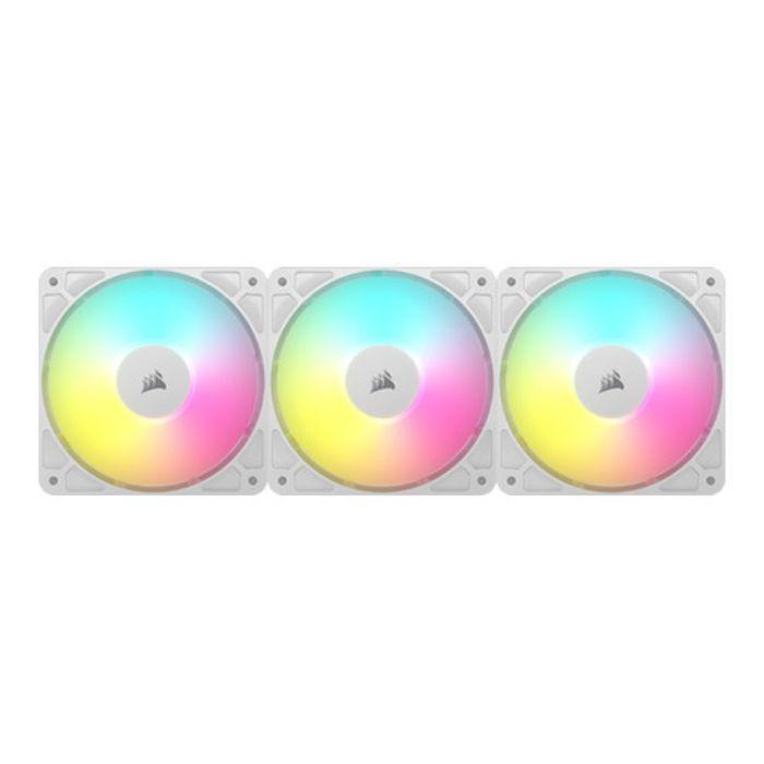 Ventoinhas para Caixa de PC CORSAIR RS120 ARGB PWM (RGB - Branco), miniatura 2