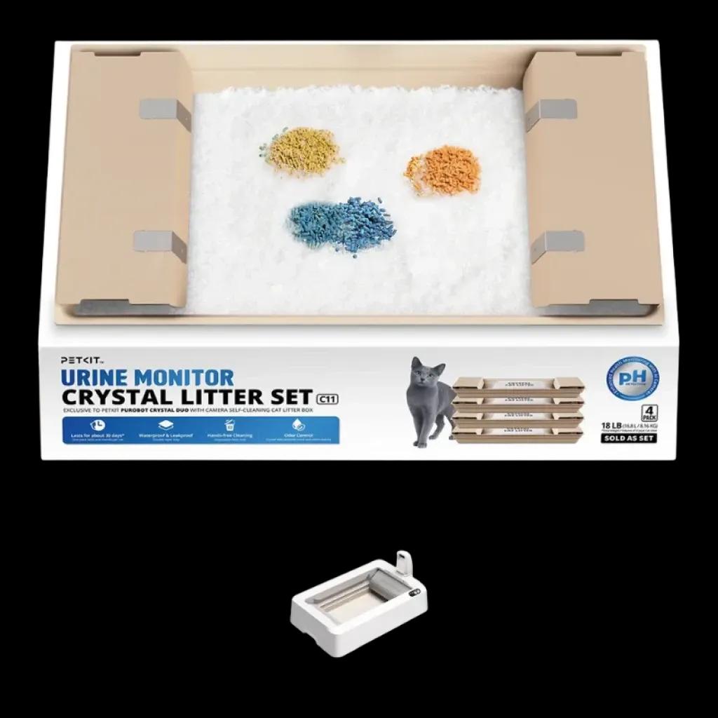 Caixa de Areia PETKIT C11 (Pack de 4 - Monitorização de Urina)