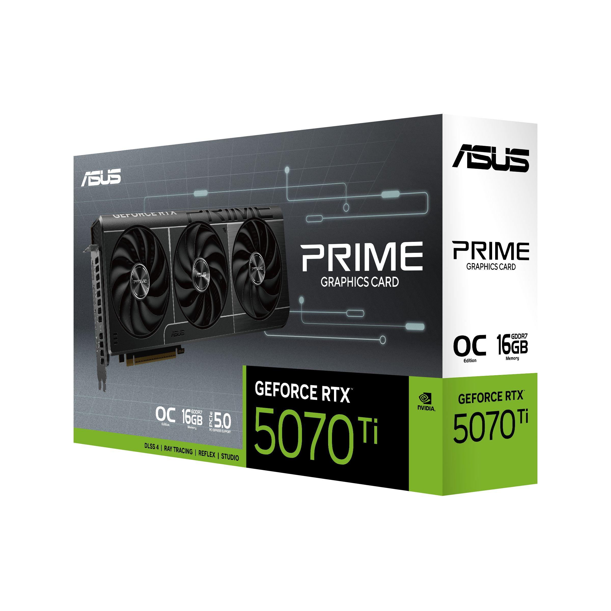 Placa Gráfica ASUS GeForce RTX 5070 Ti PRIME OC (GeForce RTX 5070 Ti - 28 Gbps - 16 GB - Preto), miniatura 13