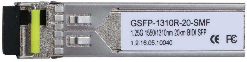 Módulo Transceptor Óptico DAHUA GSFP-1310R-20-SMF (1000 Mbit/s - Aço) — miniatura 4