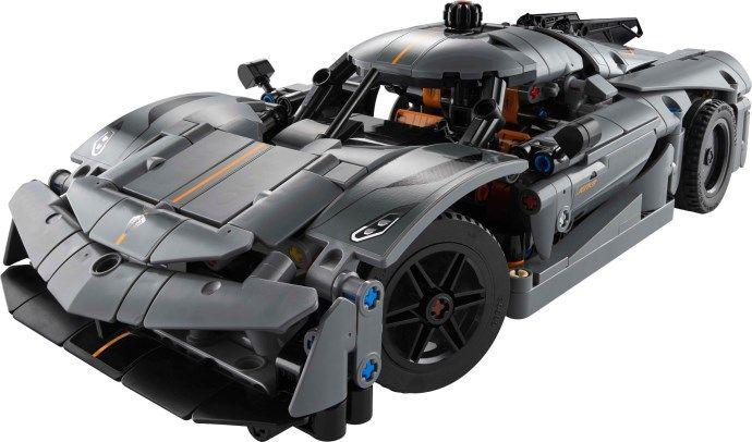 LEGO 42173 Technic Hipercarro Cinzento Koenigsegg Jesko Absolut (10+ anos - 801 peças) — miniatura 2