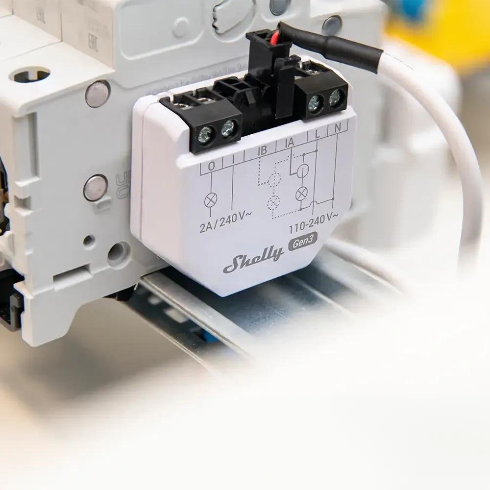 Módulo de Automação para Medição de Energia SHELLY EM Gen3 + 50A CT (Plástico - Branco e Cinzento Escuro), miniatura 4
