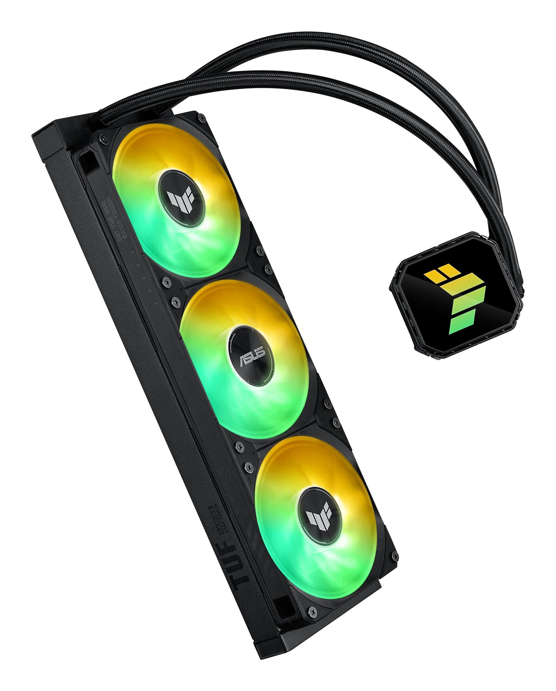 Refrigeração Líquida Tudo-em-Um ASUS TUF GAMING LC III 360 ARGB (12 cm - 2600 RPM - Multi - Preto), miniatura 3