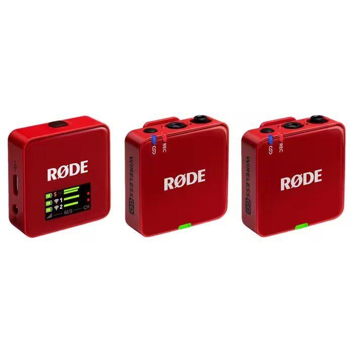 Microfone de Lapela Sem Fios RODE Wireless GO III (3,5 mm - Vermelho) — miniatura 2