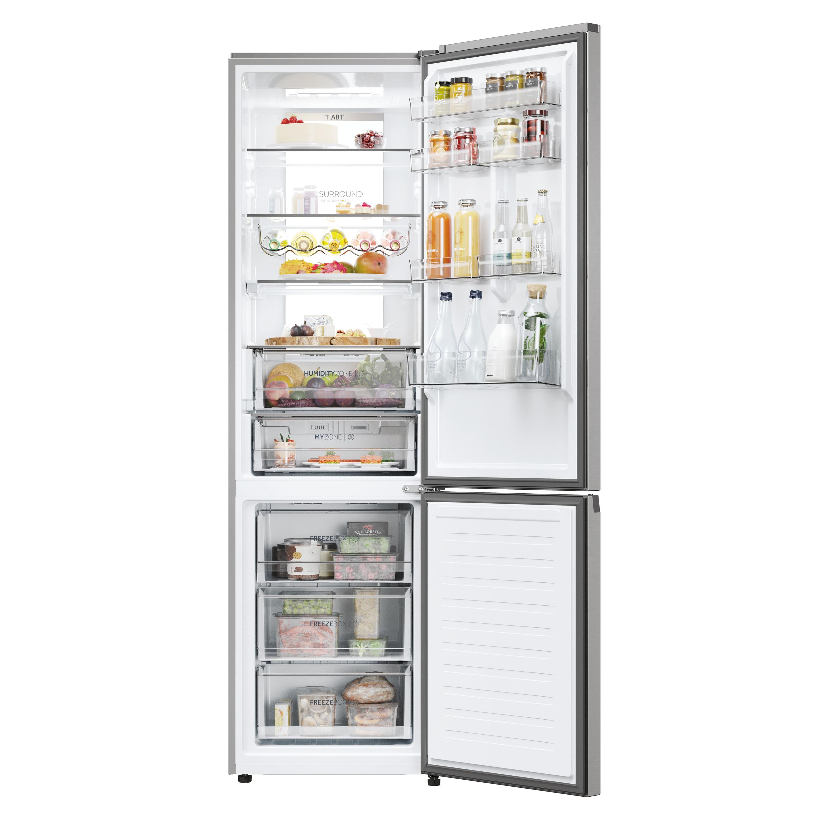 Frigorífico Combinado Independente HAIER HDPW7620AANPK (409 l - hOn - 205x59,5x66,7 cm - Inox), miniatura 2