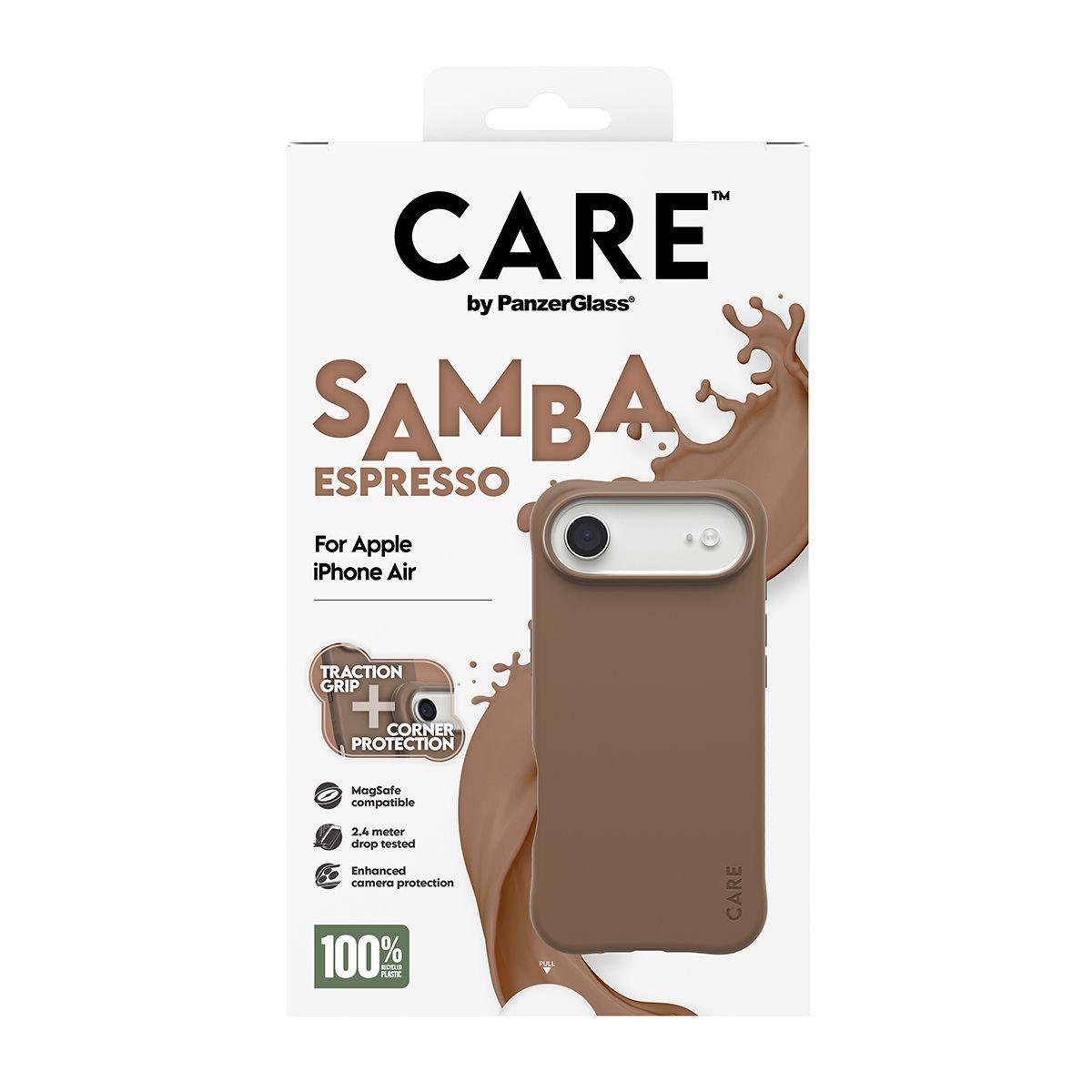 Capa para Telemóvel PANZERGLASS CARE Samba MagSafe iPhone Air (Apple iPhone Air - Apple - Castanho), miniatura 3