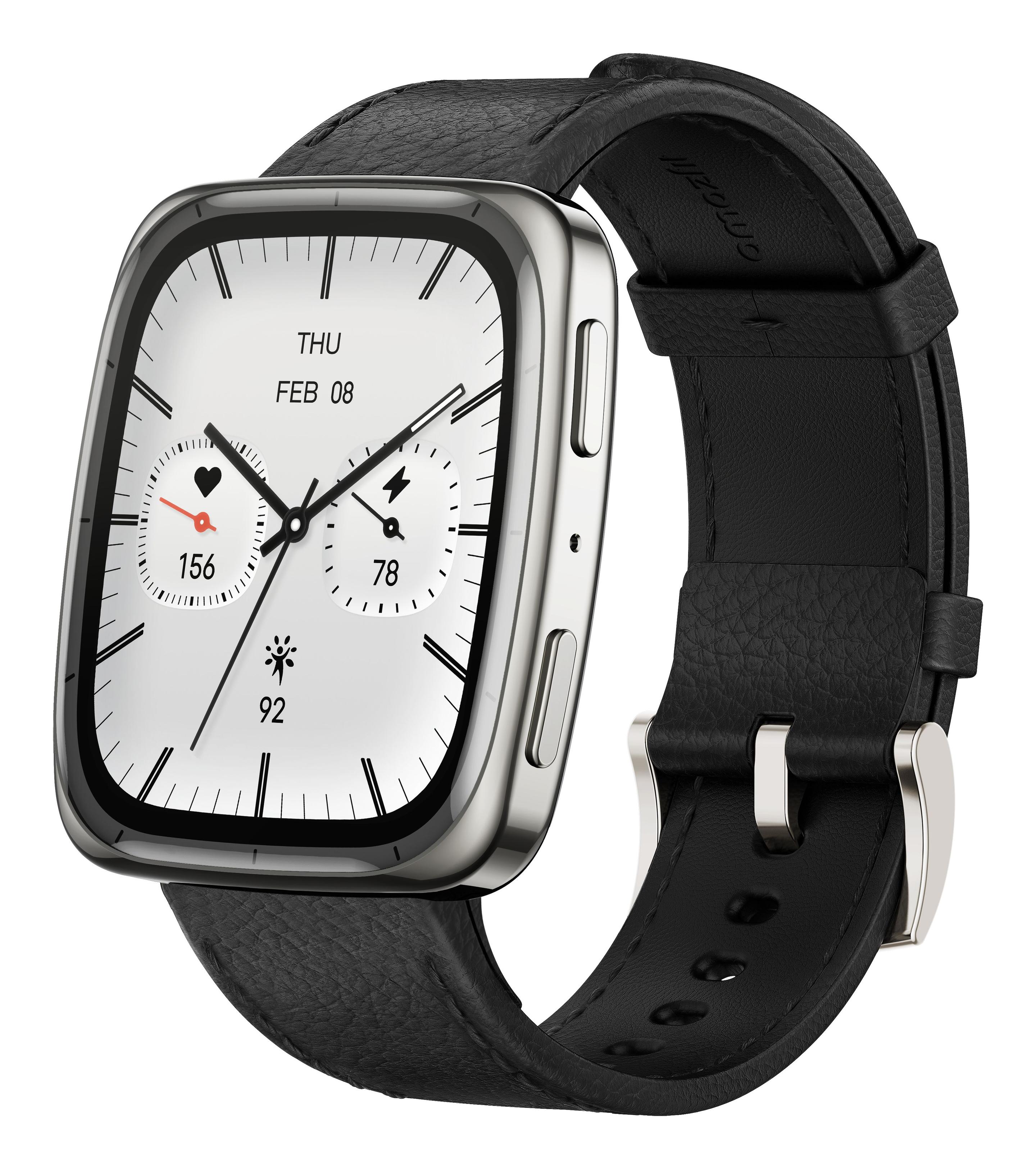 Smartwatch AMAZFIT Active 2 Square (1,75" AMOLED - GPS com Mapas - NFC - Preto) — miniatura 2