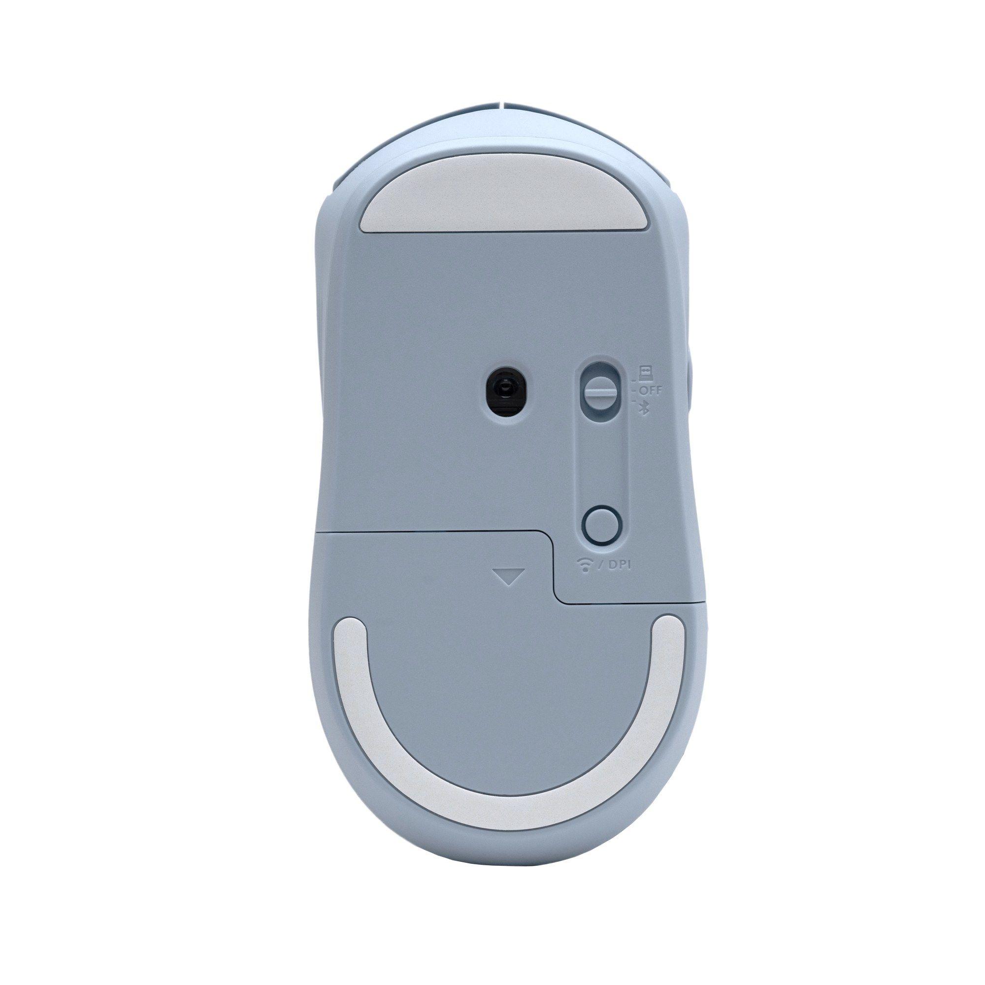 Rato HP 400 Dual (Ambidestro - 6000 DPI - RF Wireless + Bluetooth - Azul) — miniatura 5