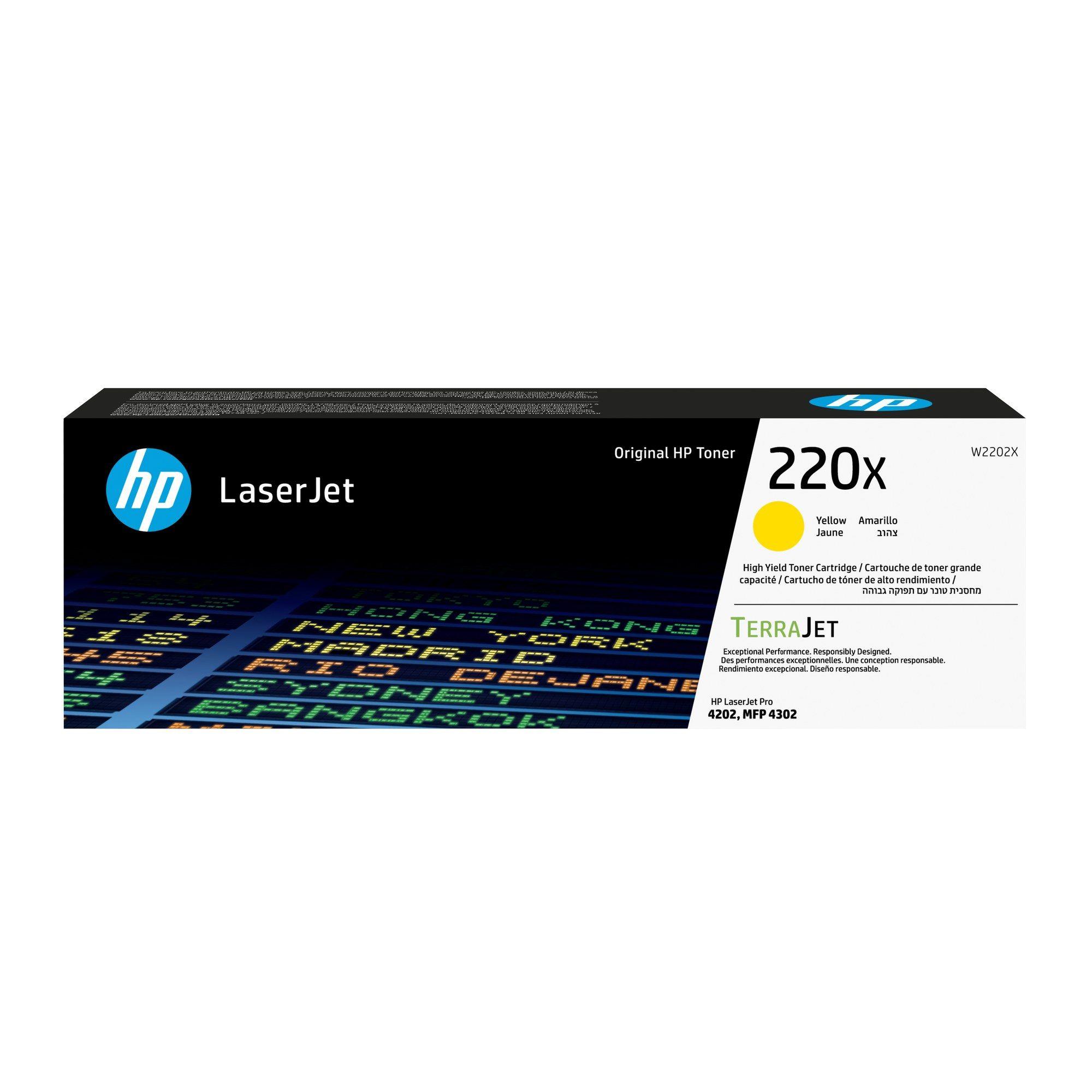 Toner HP 220X W2202X (5500 páginas - Amarelo)