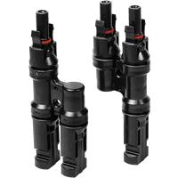 Conjunto de Conectores em Y Solares LOGILINK PHC0301 (PVC - Preto)