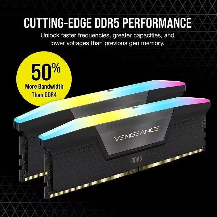 Memória RAM CORSAIR Vengeance RGB CMH8GX5M1B5200C40 (5200 MHz - 8 GB - DIMM), miniatura 4