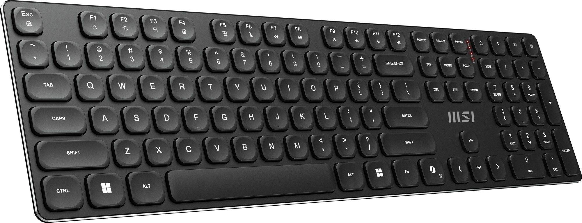 Conjunto Teclado e Rato MSI FORGE K210 W COMBO US (Inglês - Mecânico - Tamanho completo - Preto), miniatura 8