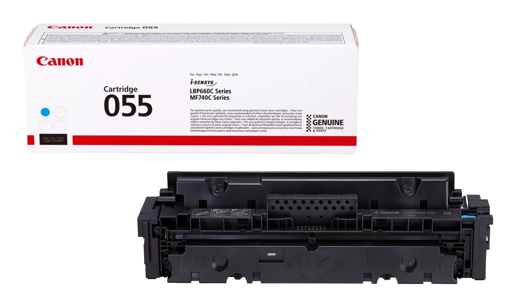 Toner CANON 055 (2100 páginas - Ciano)