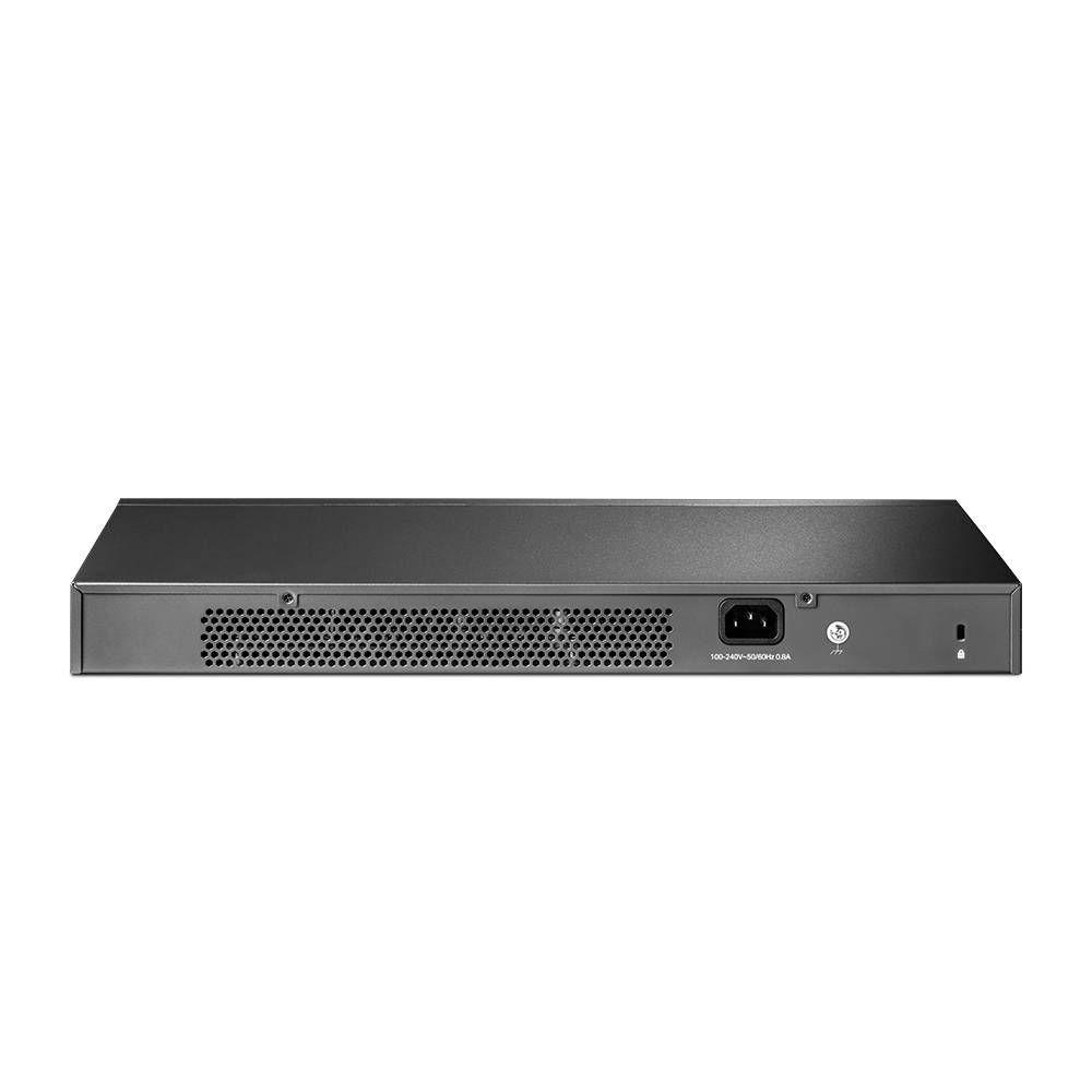 Switch de Rede TP-LINK TL-SX3008F (16 MB - 160 Gbit/s - L2/L3 - Preto) — miniatura 4