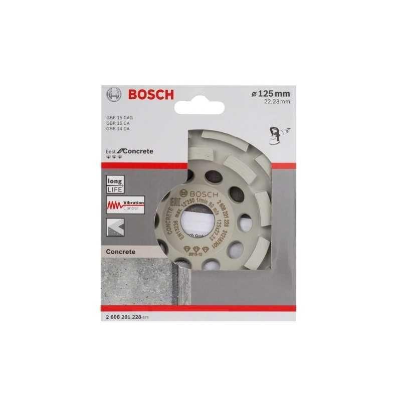 Mó Tipo Tacho de Diamante BOSCH Best for Concrete (125 mm - Furo 22,23 mm - Espessura 4,5 mm), miniatura 2