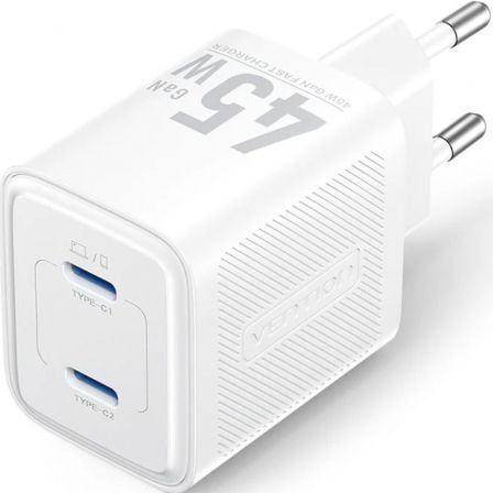 Carregador de Parede VENTION FEFW0-EU (45 W - Branco)