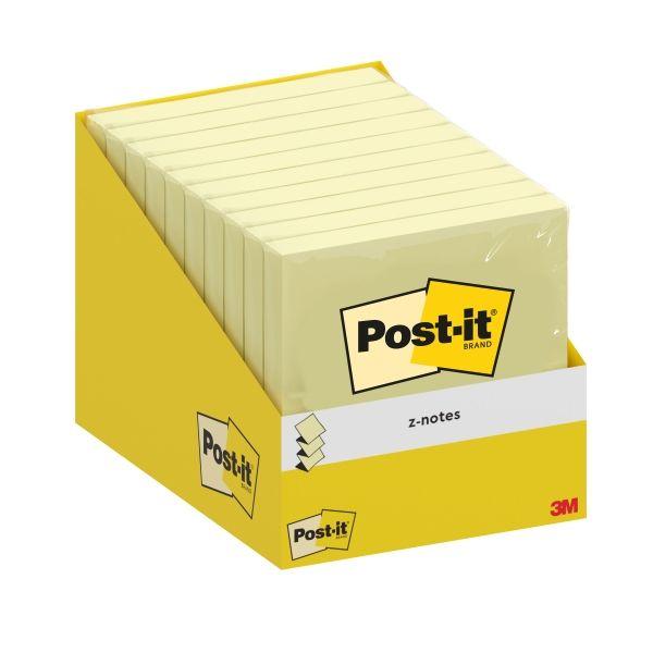 Bloco de Notas Adesivas Zig-Zag POST-IT 330 (Amarelo Claro)