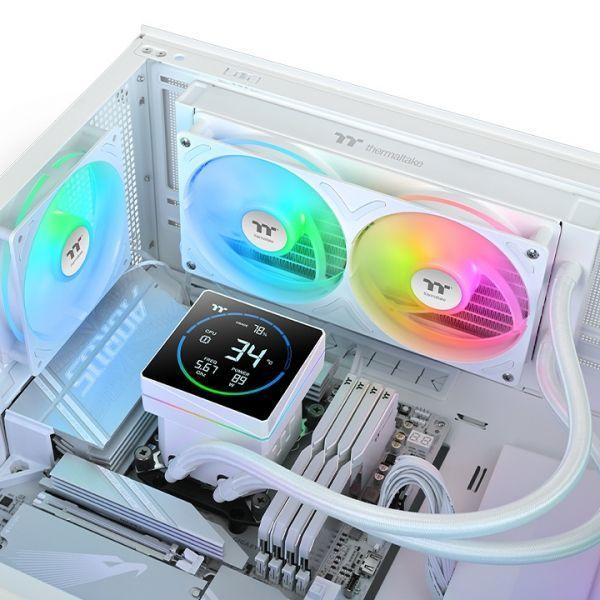Sistema de Arrefecimento Líquido AIO THERMALTAKE TH240-S V3 ARGB Sync (12 cm - 2500 RPM - Azul, Verde, Vermelho - Branco) — miniatura 5
