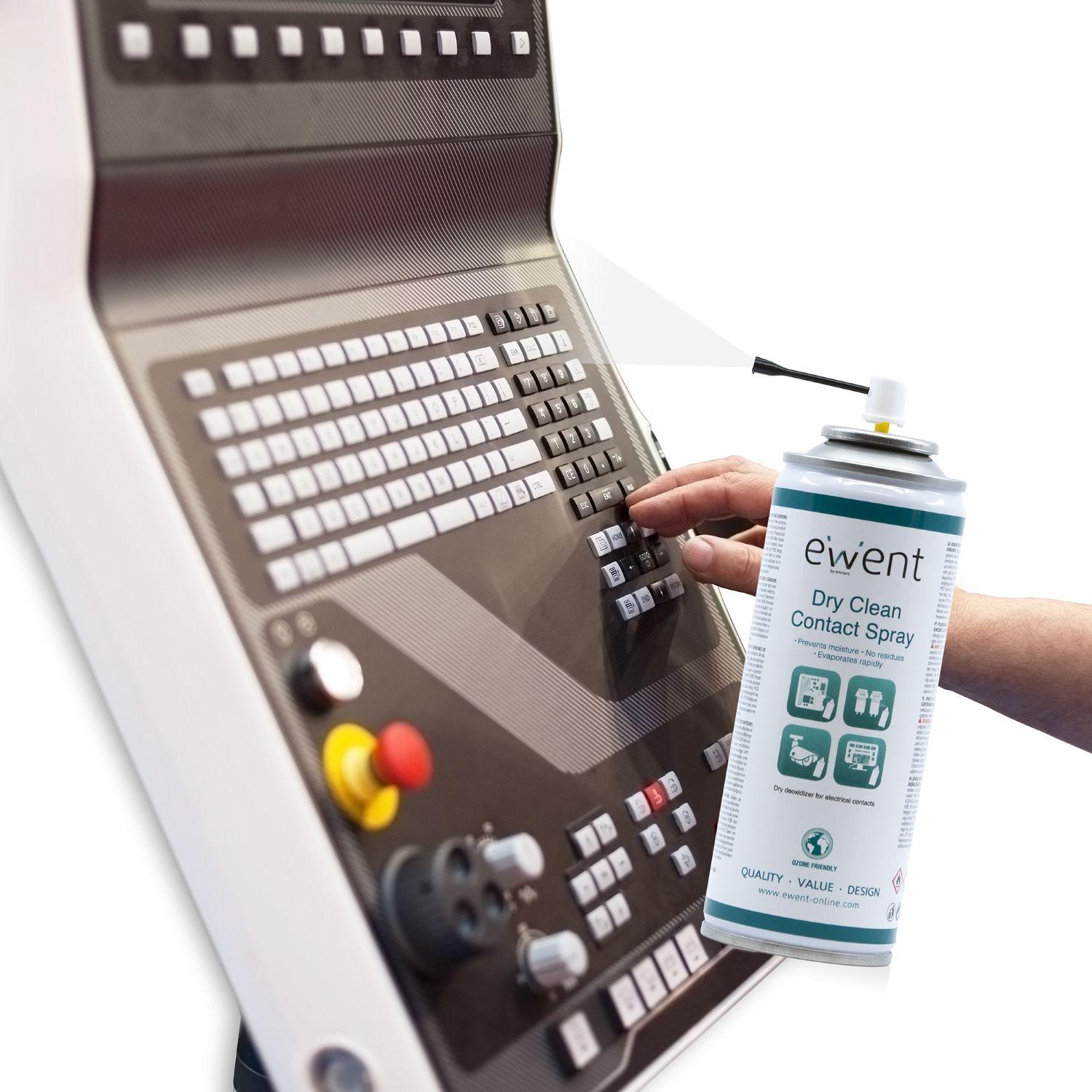 Spray de Limpeza de Contactos EWENT EW5614 (Ecrãs/Plásticos, Universal - Incolor) — miniatura 2