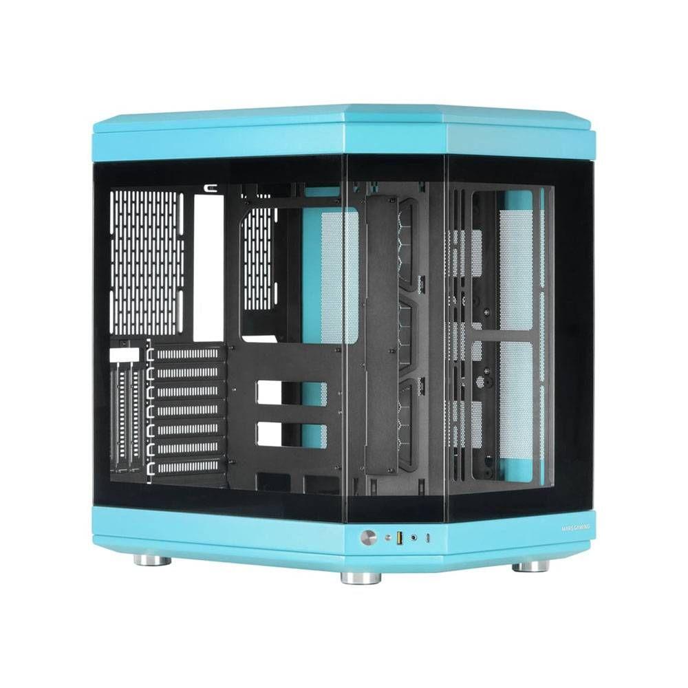 Caixa PC Gaming MARS GAMING MC-3T (ATX, micro-ATX, Mini-ITX - Midi Tower - 18,5 cm - Azul) — miniatura 4