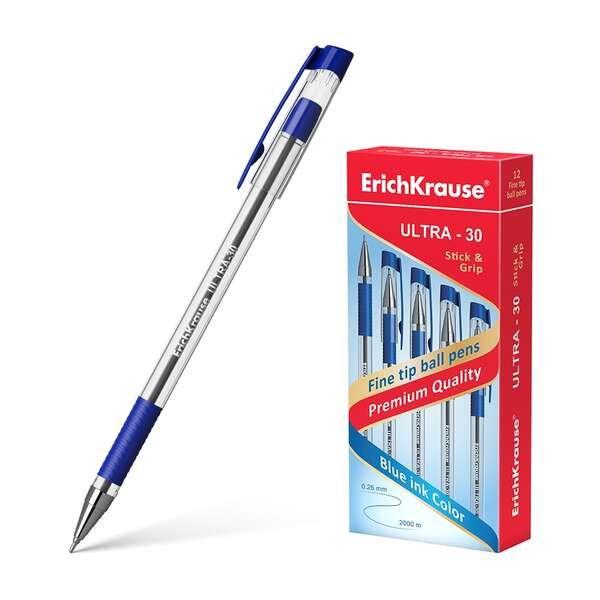 Esferográfica ERICHKRAUSE Ultra-30 (Azul), imagem 1