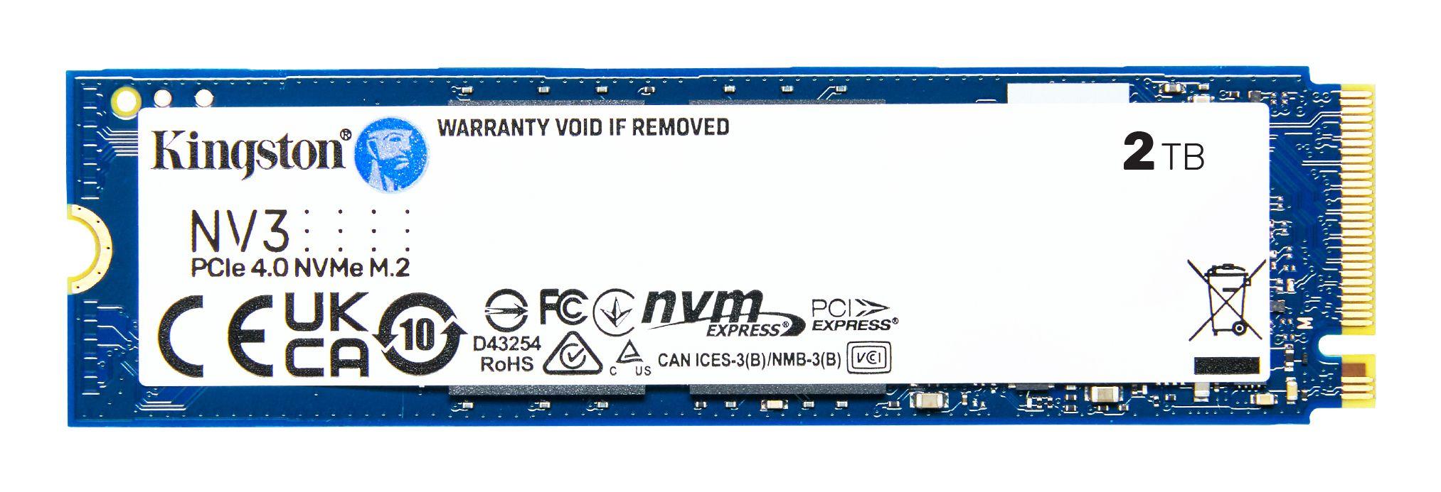 SSD KINGSTON NV3 SNV3S/2000G (2 TB - M.2 2280 - PCI Express 4.0 NVMe) — miniatura 3