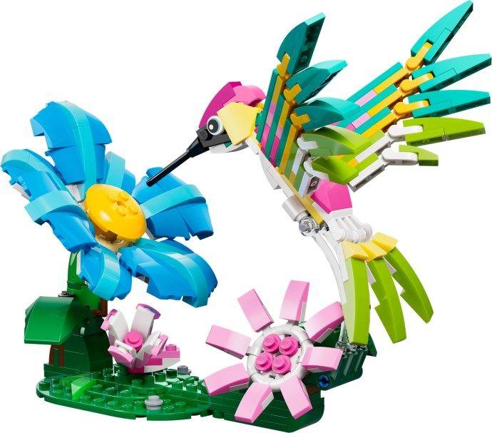 LEGO 31384 Creator Animais Selvagens: Beija-flor Colorido (8+ anos - 312 peças), miniatura 2