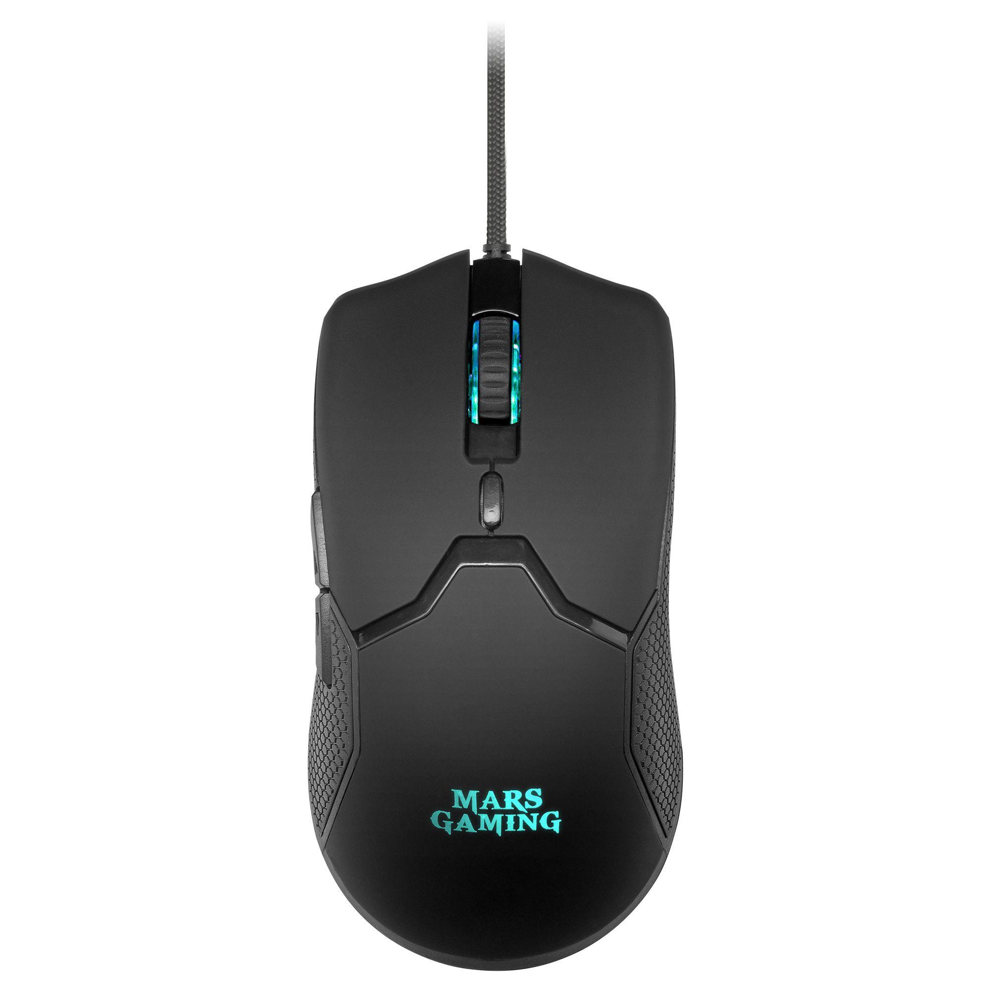 Teclado e Rato MARS GAMING MCPXBFR (Francês - Interruptor de membrana - Tamanho completo - Preto) — miniatura 8