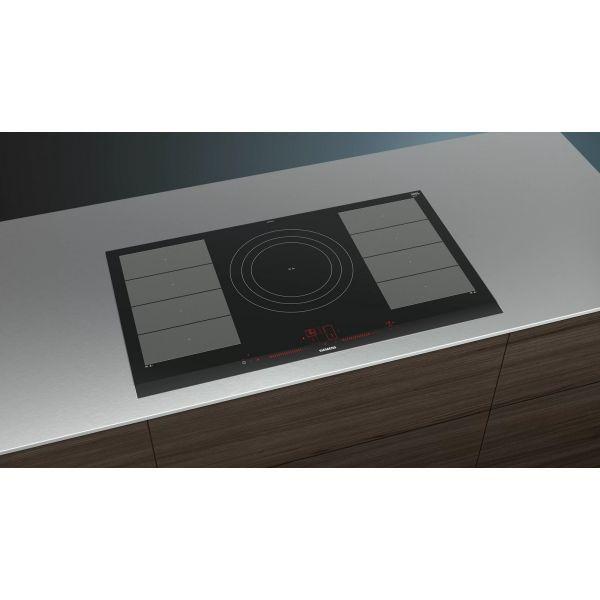 Placa de Indução Encastre SIEMENS EX975LVV1E (5 zonas - 11100 W - Cerâmica - Preto), miniatura 3