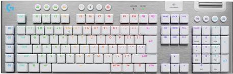 Teclado LOGITECH G915 X LIGHTSPEED (Estados Unidos - Logitech GL Tactile - Tamanho completo - Branco)