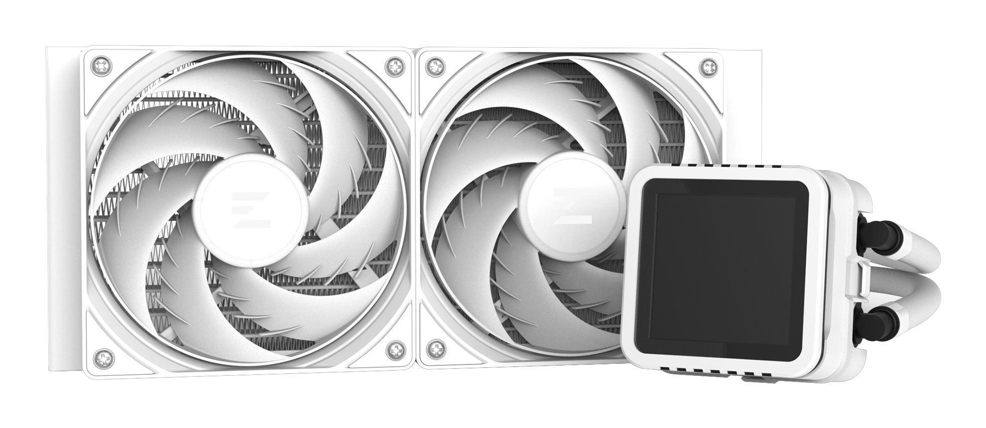 Sistema de Refrigeração Líquida para CPU ZALMAN ALPHA2 DS A24 WHITE (120 mm - 2000 RPM - RGB - Branco) — miniatura 2