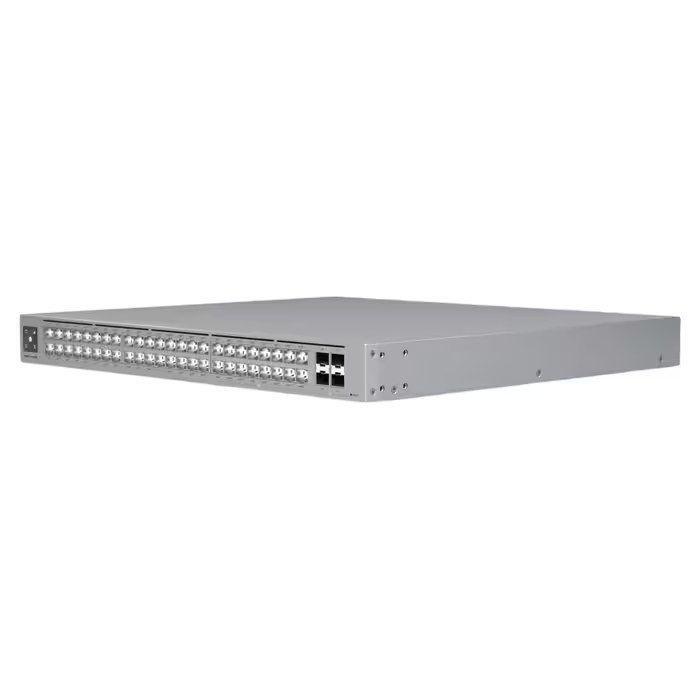 Switch Gerido UBIQUITI USW-Pro-Max-48-PoE (52 Portas - Gigabit Ethernet - 2 MB - Cinzento) — miniatura 4
