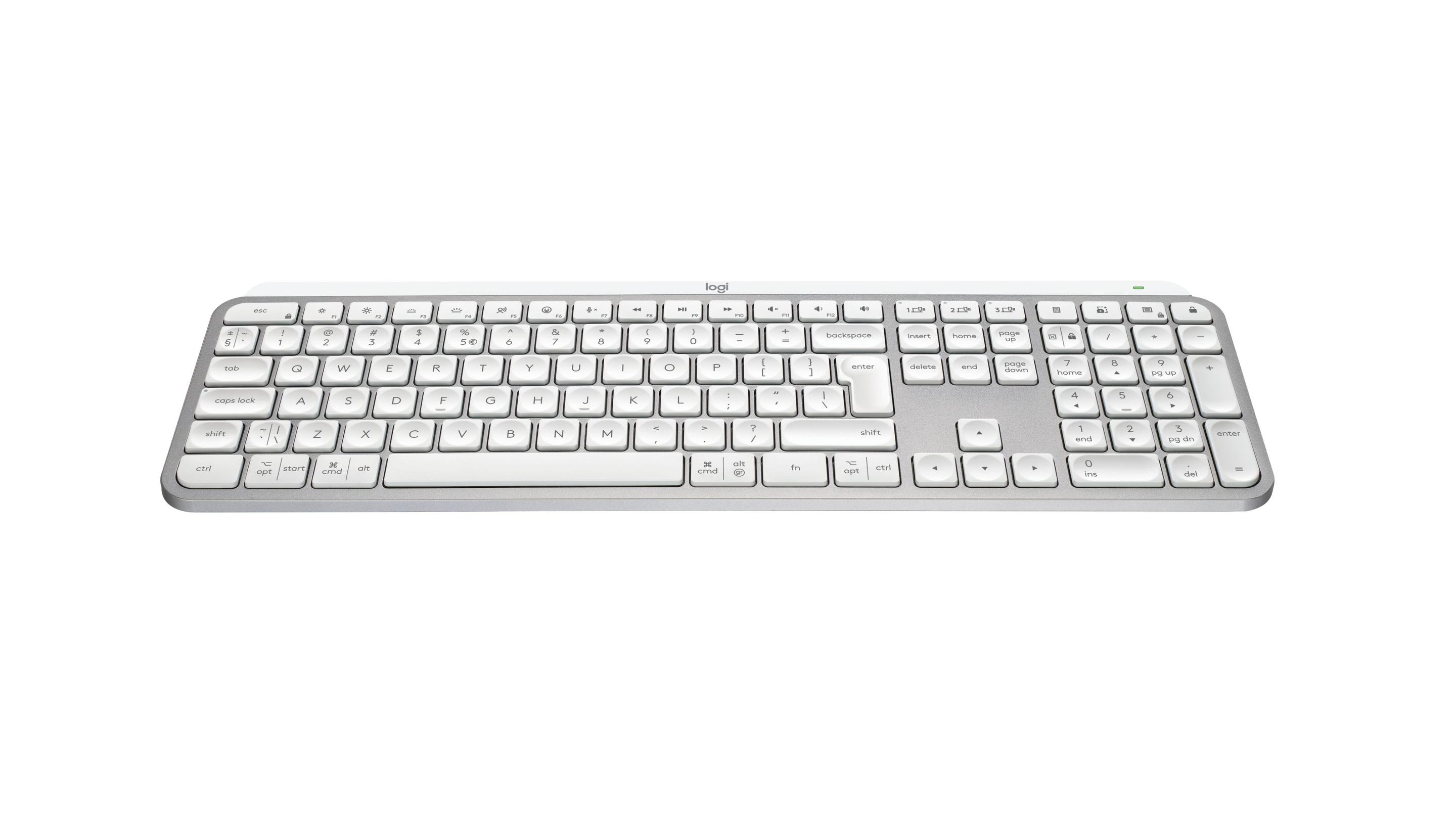 Teclado LOGITECH MX Keys S (Estados Unidos - Teclas tesoura - Tamanho completo - Cinzento) — miniatura 6