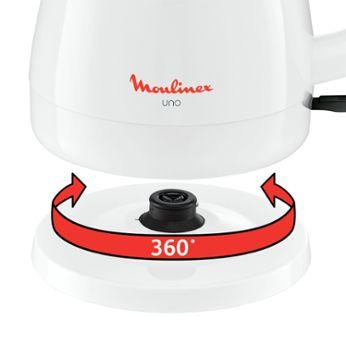 Jarro Elétrico MOULINEX BY150100 (2400 W - 1,5 l - Plástico - Branco) — miniatura 3