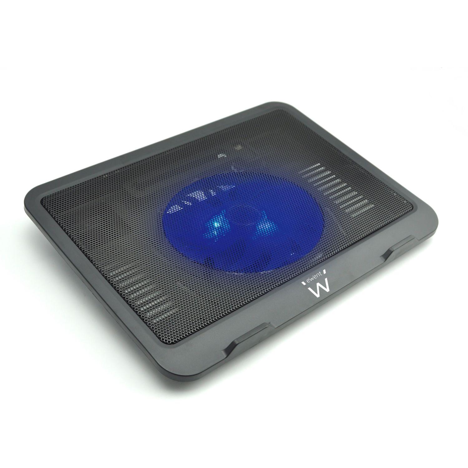 Base de Refrigeração EWENT EW1250 (16" - 40,6 cm - 1000 RPM - Preto)