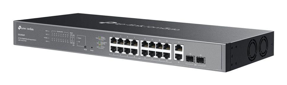 Switch Gerido TP-LINK Omada ES220GMP (Gigabit Ethernet - 4 MB - 40 Gbit/s - Preto) — miniatura 3